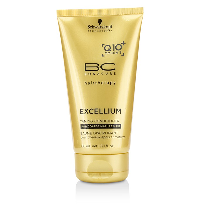 Schwarzkopf BC Excellium Q10+ Omega 3 Taming Conditioner (For Coarse Mature Hair) 150ml/5.1ozProduct Thumbnail