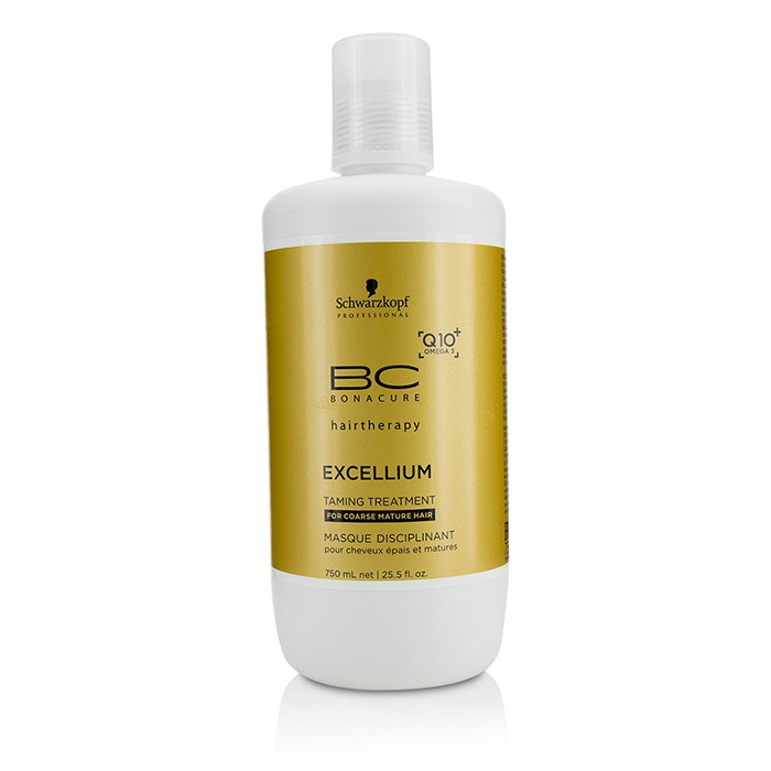 Schwarzkopf BC Excellium Q10+ Omega 3 Taming Treatment (Til grovt, modent hår) 750ml/25.5ozProduct Thumbnail
