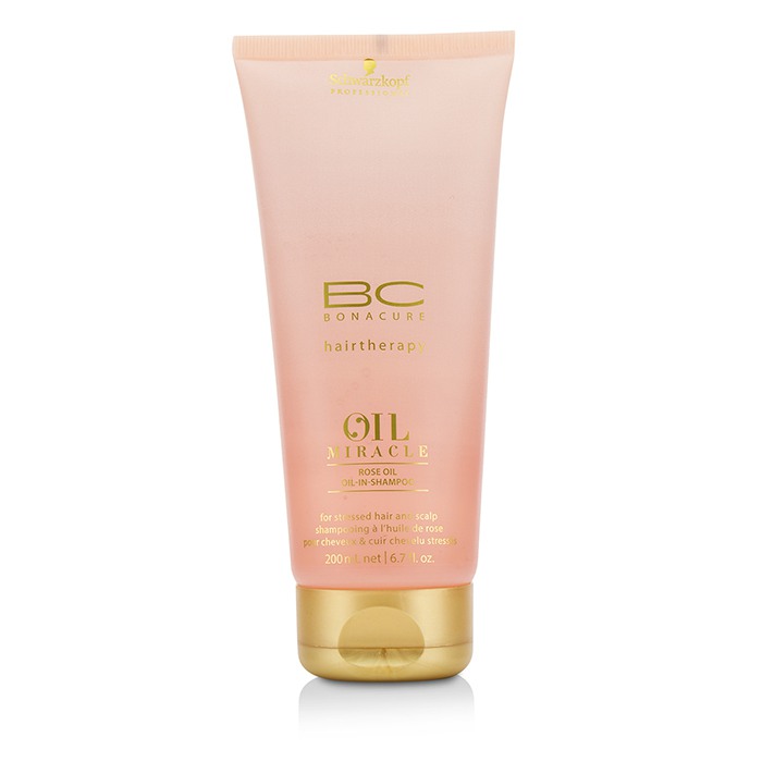Schwarzkopf 施華蔻  BC Oil Miracle Rose Oil Oil-In-Shampoo (For Stressed Hair and Scalp) 200ml/6.7ozProduct Thumbnail