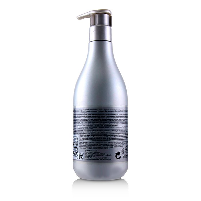 L'Oreal Professionnel Serie Expert - Silver Magnesium Neutralising Shampoo (For Grey and White Hair) 500ml/16.9ozProduct Thumbnail
