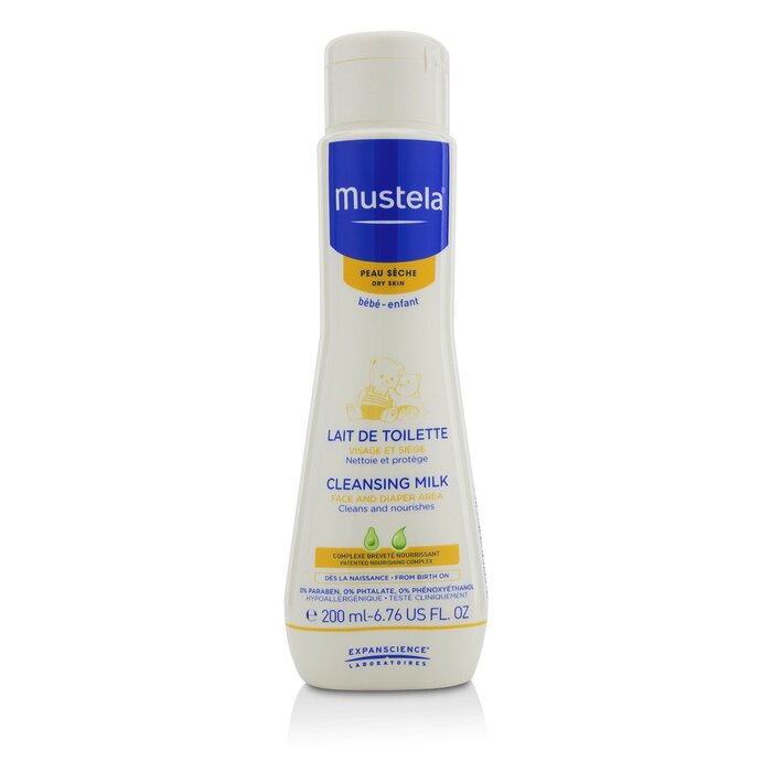 Mustela Cleansing Milk - Til tørr hud 200ml/6.76ozProduct Thumbnail