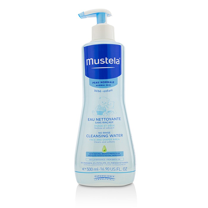 Mustela No Rinse Cleansing Water (Face & Diaper Area) - For Normal Skin 500ml/16.9ozProduct Thumbnail