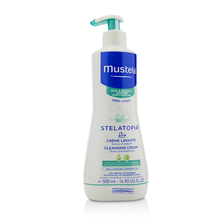 Mustela Stelatopia Cleansing Cream - For atopisk eksem-utsatt hud 500ml/16.9ozProduct Thumbnail