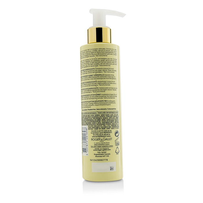 Roger & Gallet Cedrat (Citron) Energising & Hydrating Body Lotion (med pumpe) 200ml/6.6ozProduct Thumbnail