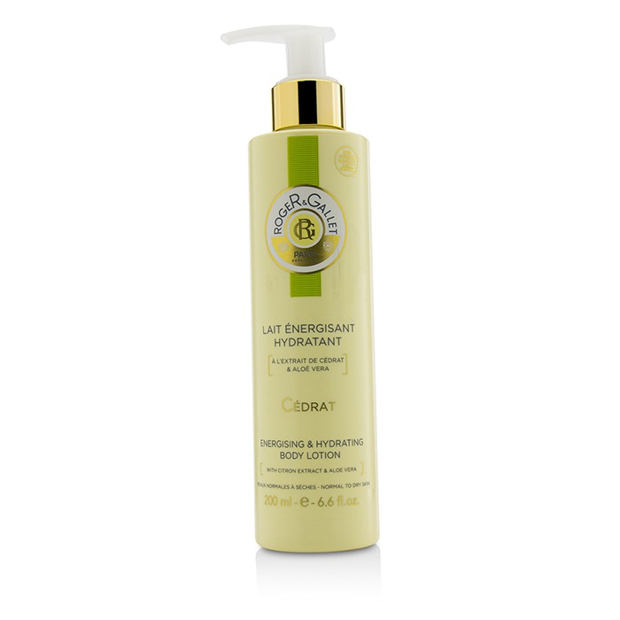 Roger & Gallet 羅渣和格爾   Cedrat (Citron) Energising & Hydrating Body Lotion (with Pump) 200ml/6.6ozProduct Thumbnail