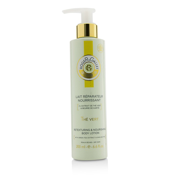 Roger & Gallet Green Tea (The Vert) Retexturing & Nourishing Body Lotion (with Pump) 200ml/6.6ozProduct Thumbnail