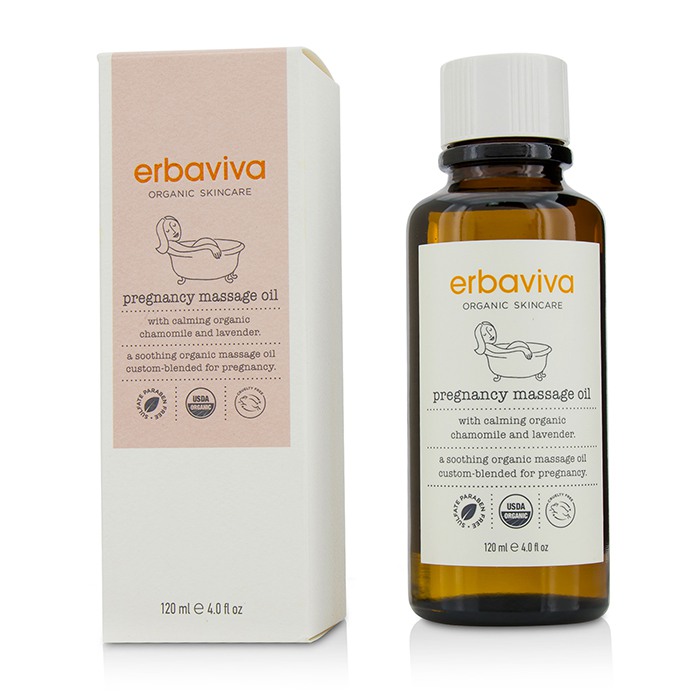 Erbaviva Pregnancy Massage oil - Hierontaöljy 120ml/4ozProduct Thumbnail