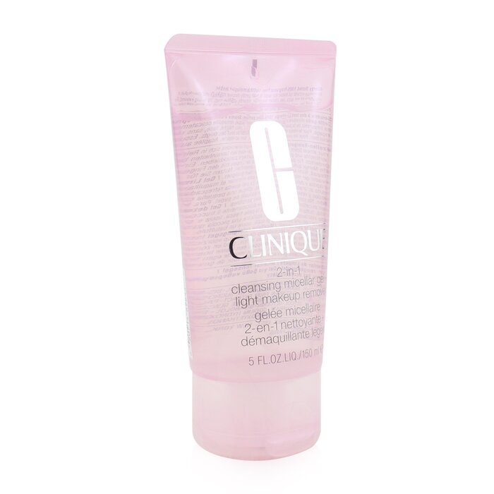 Clinique 2-in-1 Cleansing Micellar Gel + Light Makeup Remover 150ml/5ozProduct Thumbnail