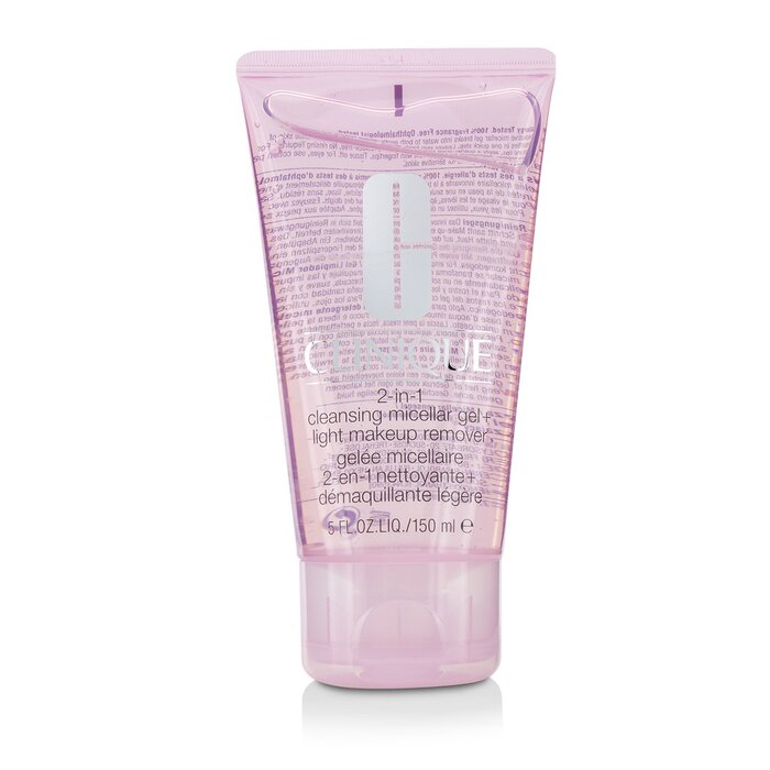 Clinique 倩碧 2-in-1 Cleansing Micellar Gel + Light Makeup Remover洗卸凝露 150ml/5ozProduct Thumbnail