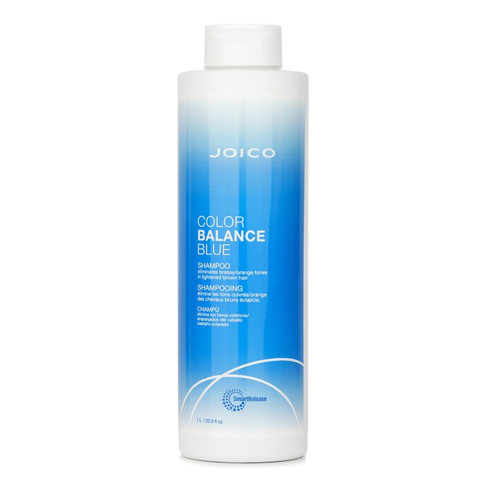 Joico Σαμπουάν Color Balance Blue (Εξαλείφει τους χάλκινους/πορτοκαλί τόνους σε ανοιχτόχρωμα καστανά μαλλιά) 1000ml/33.8ozProduct Thumbnail