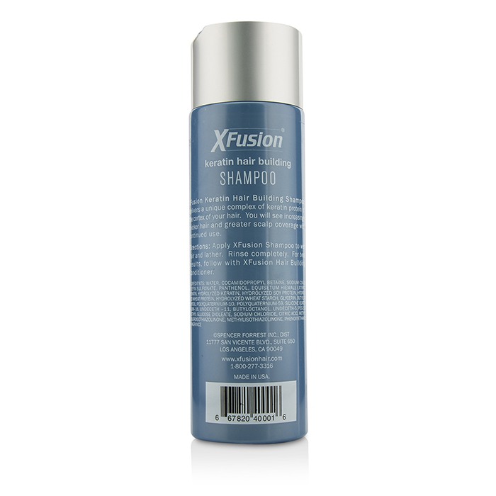 XFusion Keratin Hair Building Shampoo (Adds Thickness to Thin Hair) 250ml/8.4ozProduct Thumbnail