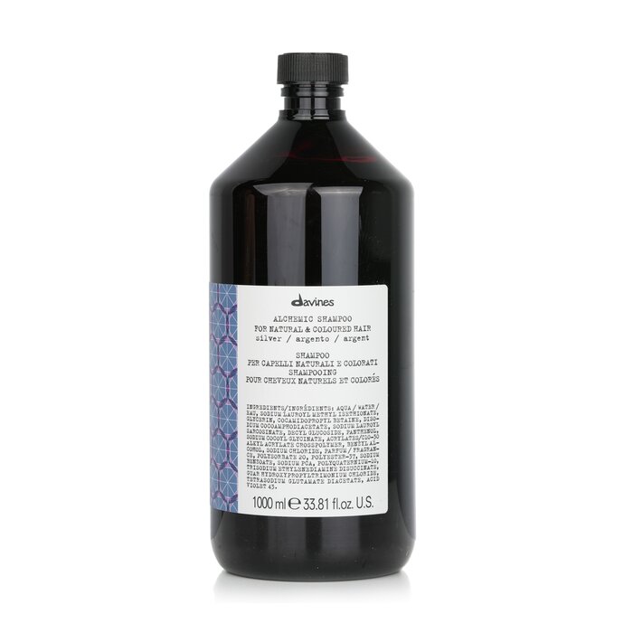 Davines 特芬莉(達芬尼斯) 色彩鍊金師系列 鍊金秘銀洗髮露(白灰色調、冷色調之髮色適用) Alchemic Shampoo 1000ml/33.81ozProduct Thumbnail