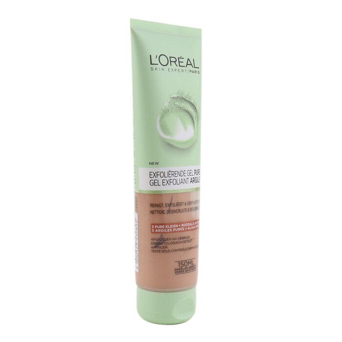 L'Oreal Skin Expert Pure-Clay Cleanser - Exfoliate & Refine 150ml/5ozProduct Thumbnail