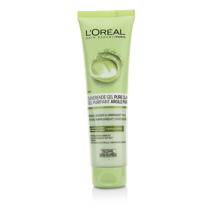 L'Oreal ماسك طيني Skin Expert Pure - ينقي ويطفئ اللمعان 150ml/5ozProduct Thumbnail