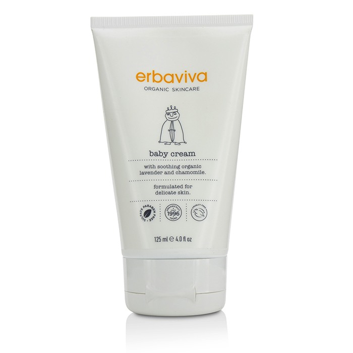 Erbaviva Baby Cream With Soothing Organic Lavender & Chamomile 125ml/4ozProduct Thumbnail