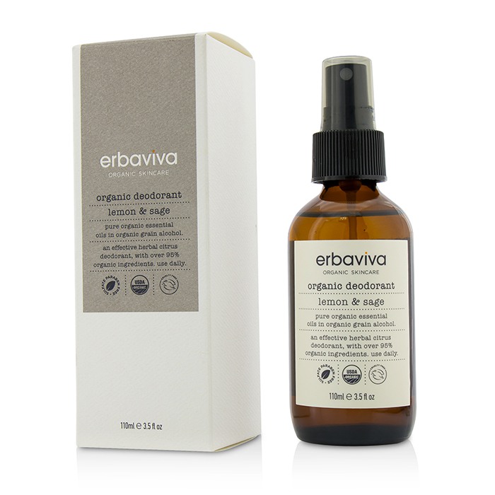 Erbaviva Lemon & Sage Organic Deodorant 110ml/3.5ozProduct Thumbnail