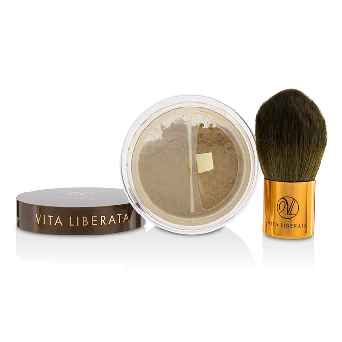 Vita Liberata Bronzer z pędzelkiem Trystal Minerals Self Tanning Bronzing Minerals With Kabuki Brush 9g/0.32ozProduct Thumbnail