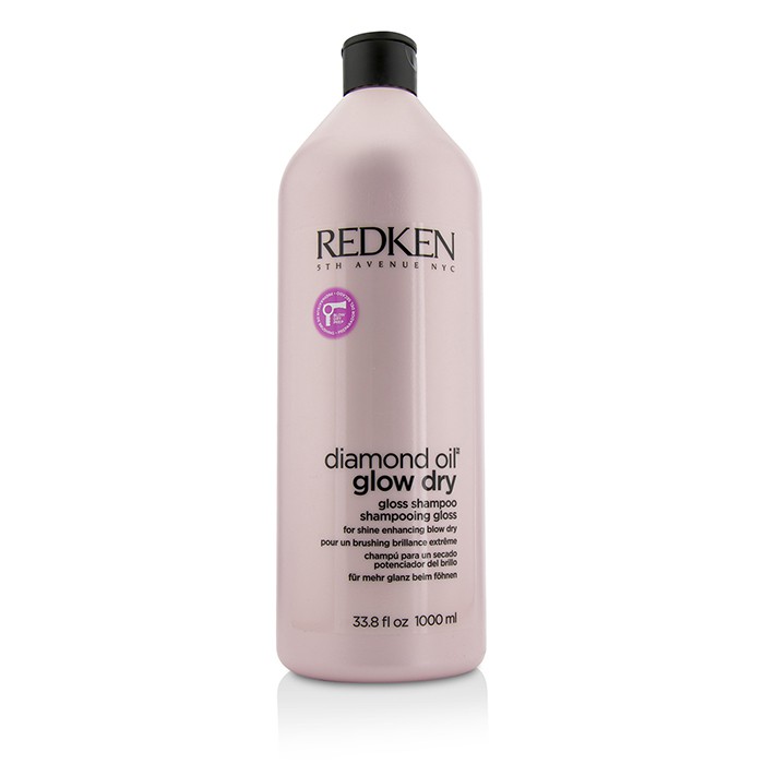 Redken Diamond Oil Glow Dry Gloss Shampoo (Til hårføning med ekstra glans) 1000ml/33.8ozProduct Thumbnail