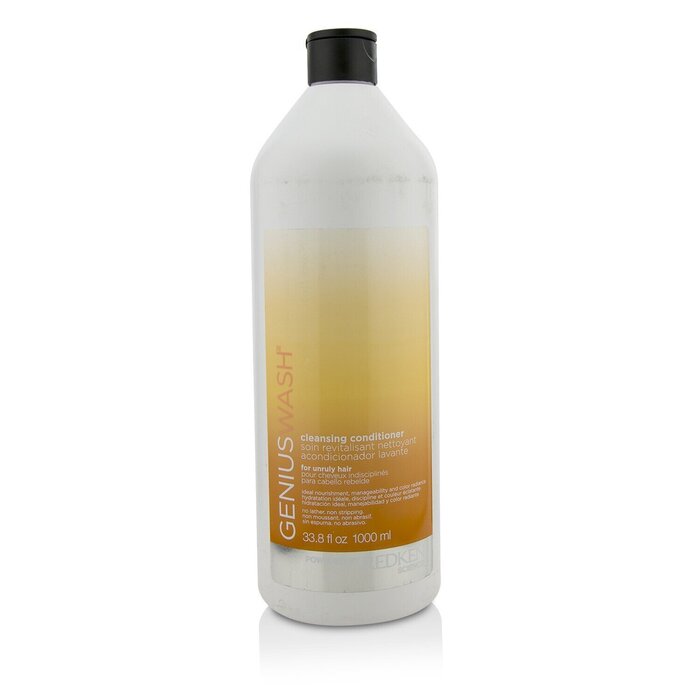 Redken Genius Wash Cleansing Conditioner (For Unruly Hair) מרכך עבור שיער פרוע 1000ml/33.8ozProduct Thumbnail