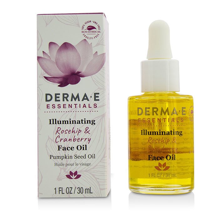 ダーマ E Derma E Essentials Illuminating Rosehip & Cranberry Face Oil 30ml/1ozProduct Thumbnail