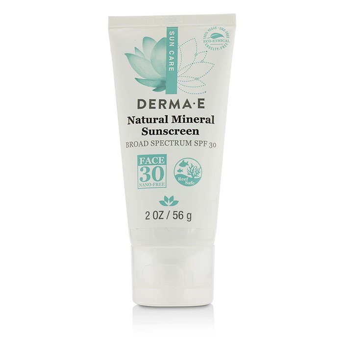 Derma E 天然礦物無油防曬乳Natural Mineral Oil-Free Sunscreen Broad Spectrum SPF 30 - 臉部 56g/2ozProduct Thumbnail