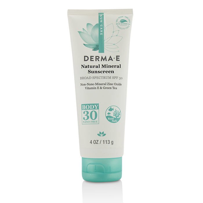 Derma E 天然礦物無油防曬乳Natural Mineral Oil-Free Sunscreen Broad Spectrum SPF 30 - 身體 113g/4ozProduct Thumbnail