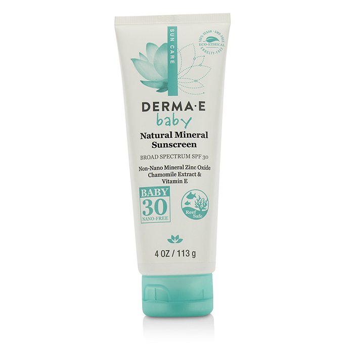 Derma E Natural Mineral Sunscreen Broad Spectrum SPF 30 - Baby 113g/4ozProduct Thumbnail