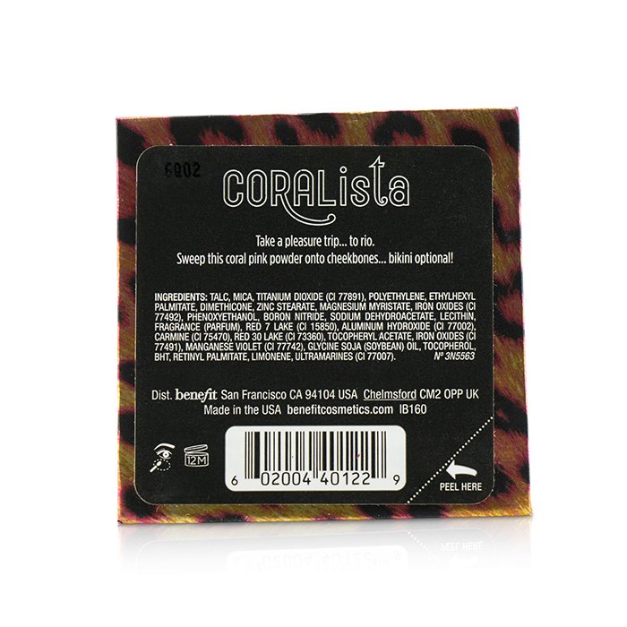 Benefit CORALista Blush For A Tropical Flush 8g/0.28ozProduct Thumbnail