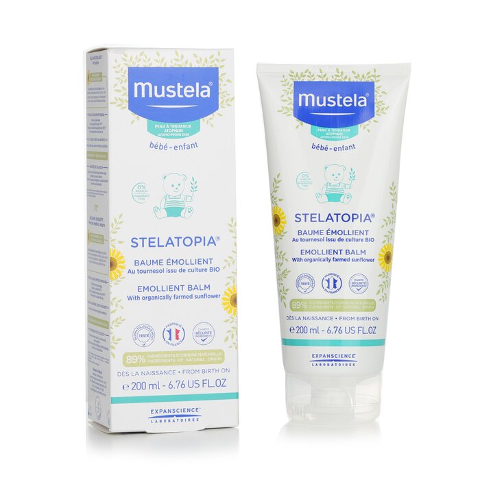 Mustela Stelatopia Emollient Balm - For Atopic-Prone Skin 200ml/6.76ozProduct Thumbnail