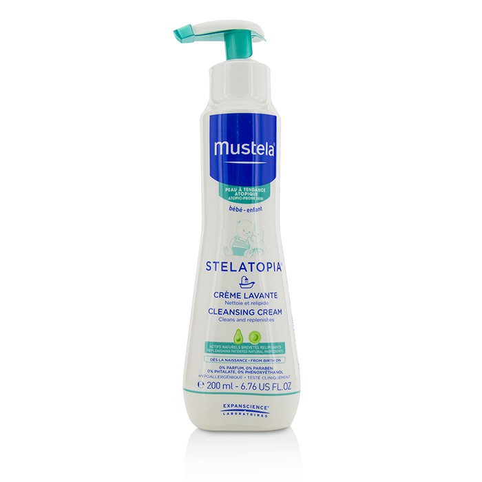 Mustela Stelatopia Cleansing Cream - Til atopisk utsatt hud 200ml/6.76ozProduct Thumbnail