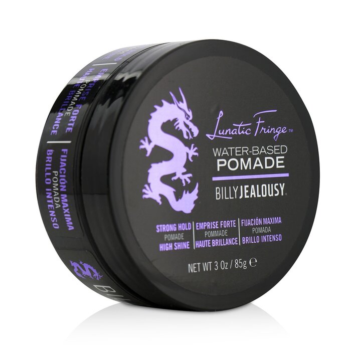 Billy Jealousy Lunatic Fringe Water-Based Pomade (Strong Hold - High Shine) משחה על בסיס מים לעיצוב השיער 85g/3ozProduct Thumbnail