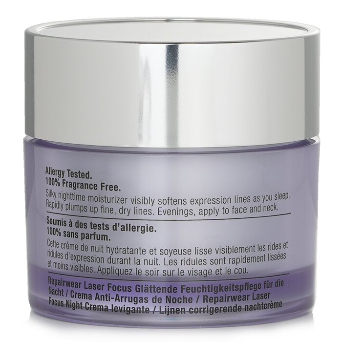 Clinique Repairwear Laser Focus Night Line Smoothing Cream - Very Dry To Dry Combination  50ml/1.7ozProduct Thumbnail