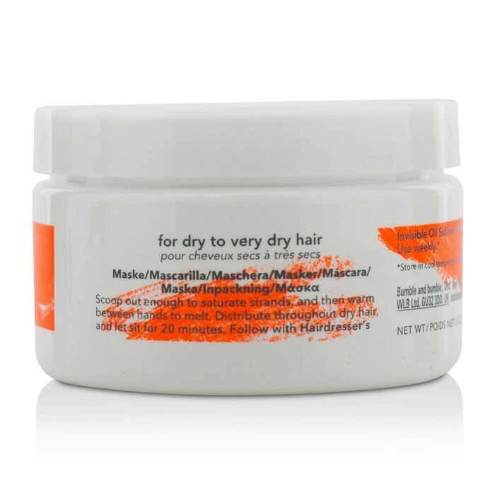 Bumble and Bumble 寶寶與寶寶 洗髮前滋潤髮膜 (乾性至極乾性髮質) Bb. Hairdresser's Invisible Oil Balm-To-Oil Pre-Shampoo Masque 100ml/3ozProduct Thumbnail