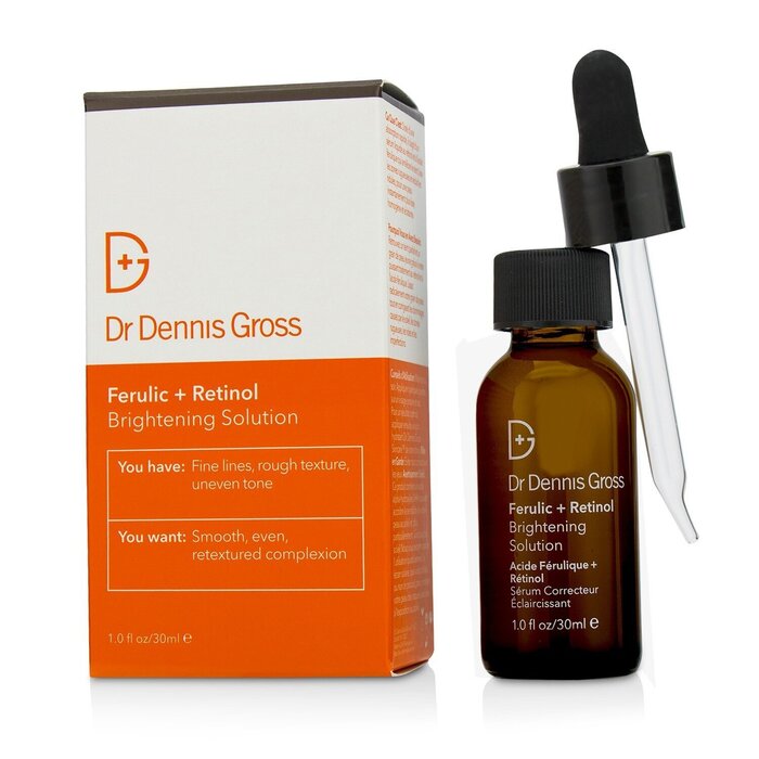 Dr Dennis Gross Ferulic + Retinol Brightening Solution תמיה להבהרת עור הפנים 30ml/1ozProduct Thumbnail