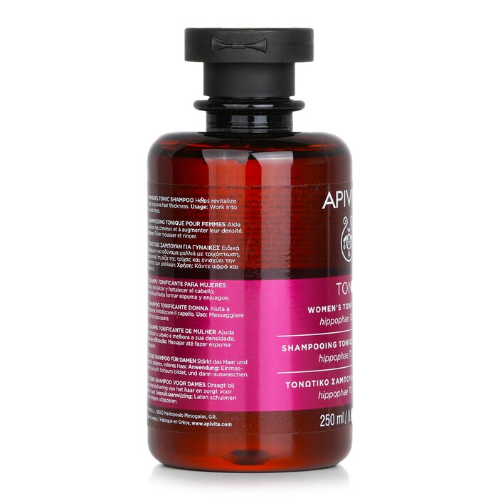 Apivita Women's Tonic Shampoo with Hippophae & Laurel (For Hair) 250ml/8.45oz - All Hair Types | Free Worldwide Shipping | Strawberrynet