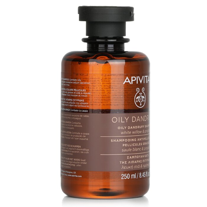 Apivita Szampon do włosów Oily Dandruff Shampoo with White Willow & Propolis (For Oily Scalp) 250ml/8.45ozProduct Thumbnail