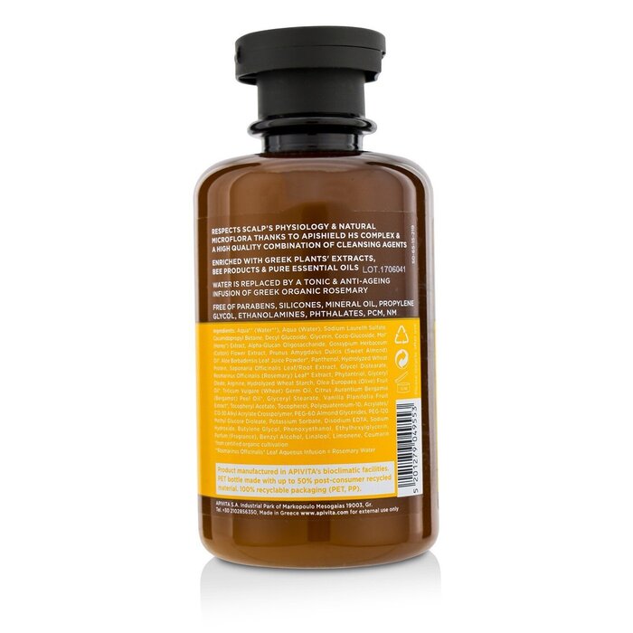 Apivita Szampon do włosów Nourish & Repair Shampoo with Olive & Honey (For Dry-Damaged Hair) 250ml/8.45ozProduct Thumbnail