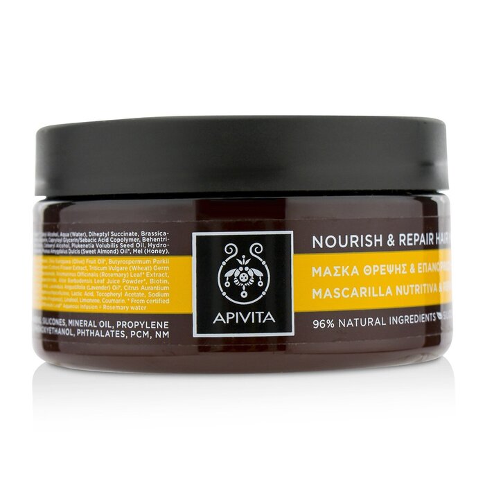 Apivita Maska do włosów Nourish & Repair Hair Mask with Olive & Honey 200ml/6.76ozProduct Thumbnail