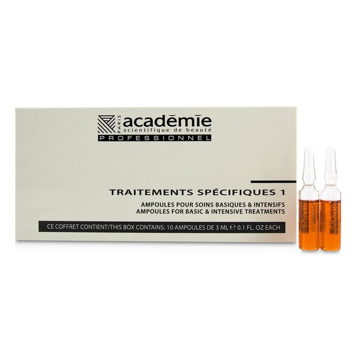 Academie Specific Treatments 1 Ампулы против Покраснений - Салонный Продукт 10x3ml/0.1ozProduct Thumbnail