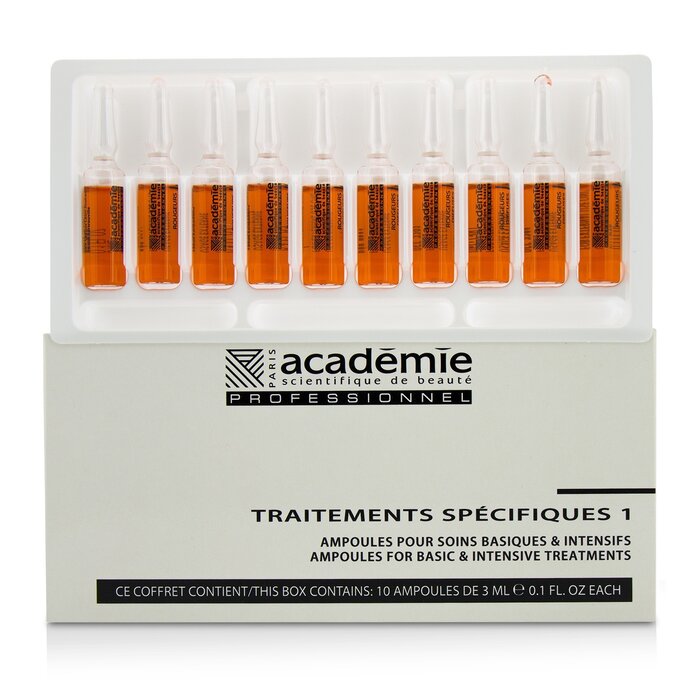 Academie أمبولات Specific Treatments 1 - حجم صالون 10x3ml/0.1ozProduct Thumbnail