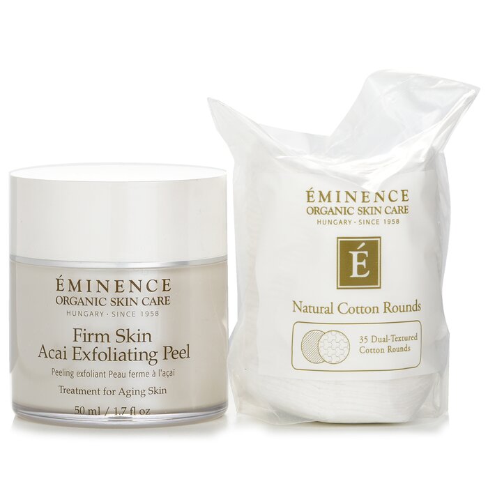 Eminence Firm Skin Acai Exfoliating Peel (with 35 Dual-Textured Cotton Rounds) 50ml/1.7ozProduct Thumbnail