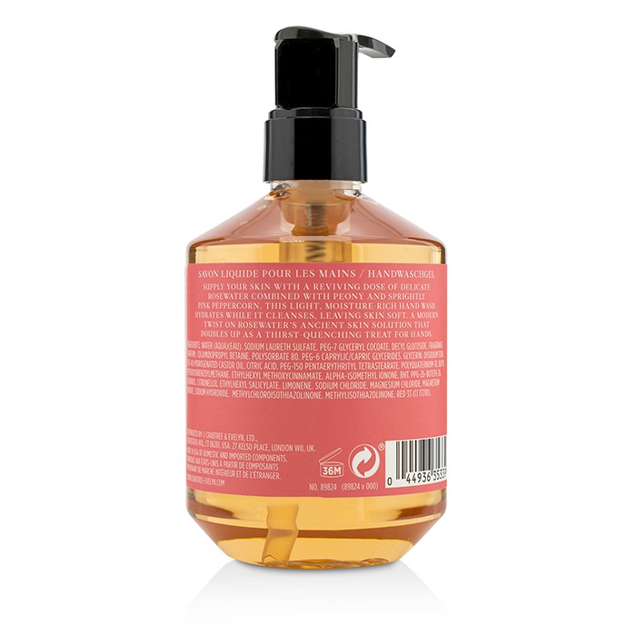 Crabtree & Evelyn 瑰珀翠  Rosewater & Pink Peppercorn Hydrating Hand Wash 250ml/8.5ozProduct Thumbnail