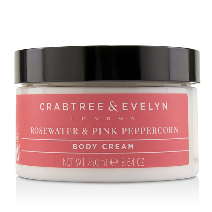 크랩트리 & 에블린 Crabtree & Evelyn Rosewater & Pink Peppercorn Hydrating Body Cream 250ml/8.64ozProduct Thumbnail