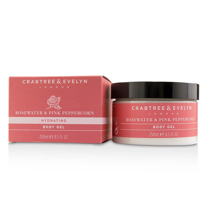 Crabtree & Evelyn 瑰珀翠  Rosewater & Pink Peppercorn Hydrating Body Gel 250ml/8.5ozProduct Thumbnail
