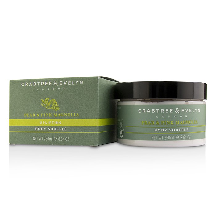 크랩트리 & 에블린 Crabtree & Evelyn 페어 & 핑크 매그놀리아 업리프팅 바디 수플레 250ml/8.64ozProduct Thumbnail