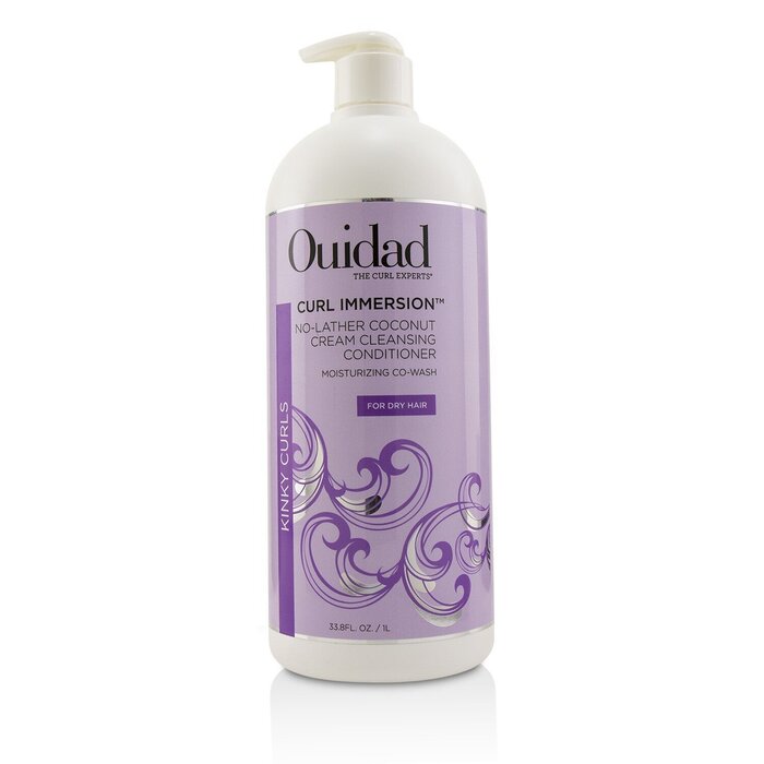 Ouidad Curl Immersion No-Lather Coconut Cream Acondicionador Limpiador (Kinky Curls) 1000ml/33.8ozProduct Thumbnail