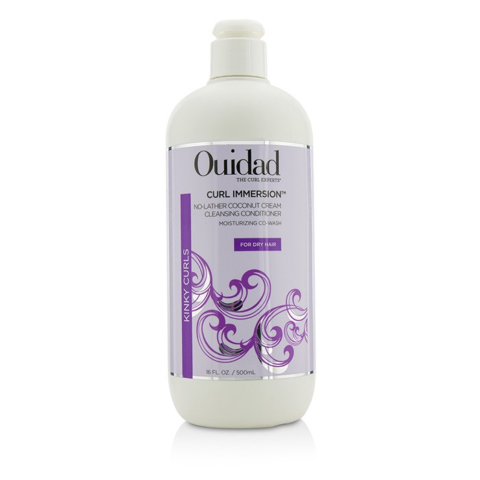Ouidad Curl Immersion No-Lather Coconut Cream Cleansing Conditioner (Kinky Curls)  500ml/16ozProduct Thumbnail