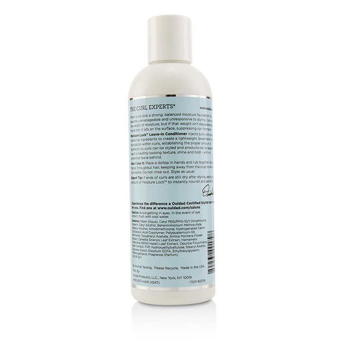 Ouidad Moisture Lock Leave-In Conditioner (All Curl Types) מרכך ללא שטיפה לכל סוגי התלתלים 250ml/8.5ozProduct Thumbnail