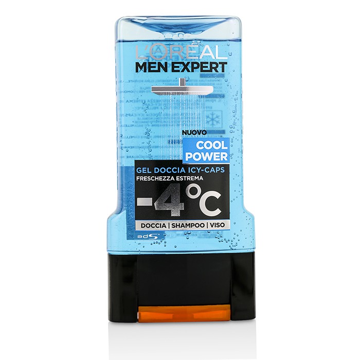 L'Oreal Men Expert Shower Gel - Cool Power (Til kropp, ansikt, og hår) 300ml/10.1ozProduct Thumbnail