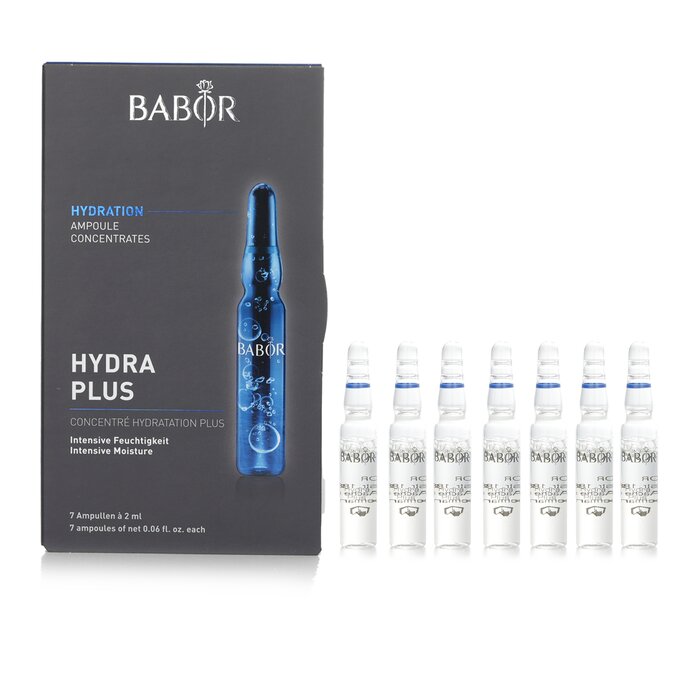 Babor Ampoule Concentrates Hydration Hydra Plus (Intensive Moisture) אמפולה - For Dry, Dehydrated Skin 7x2ml/0.06ozProduct Thumbnail